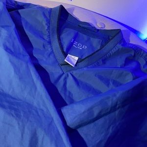 Royal blue windbreaker
